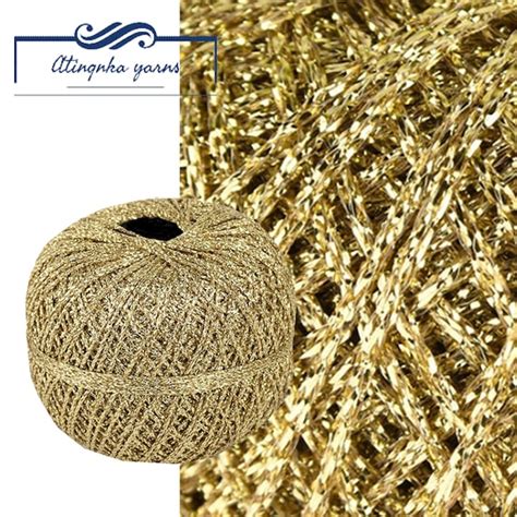 metallic wool fabric|metallic gold yarn for crochet.